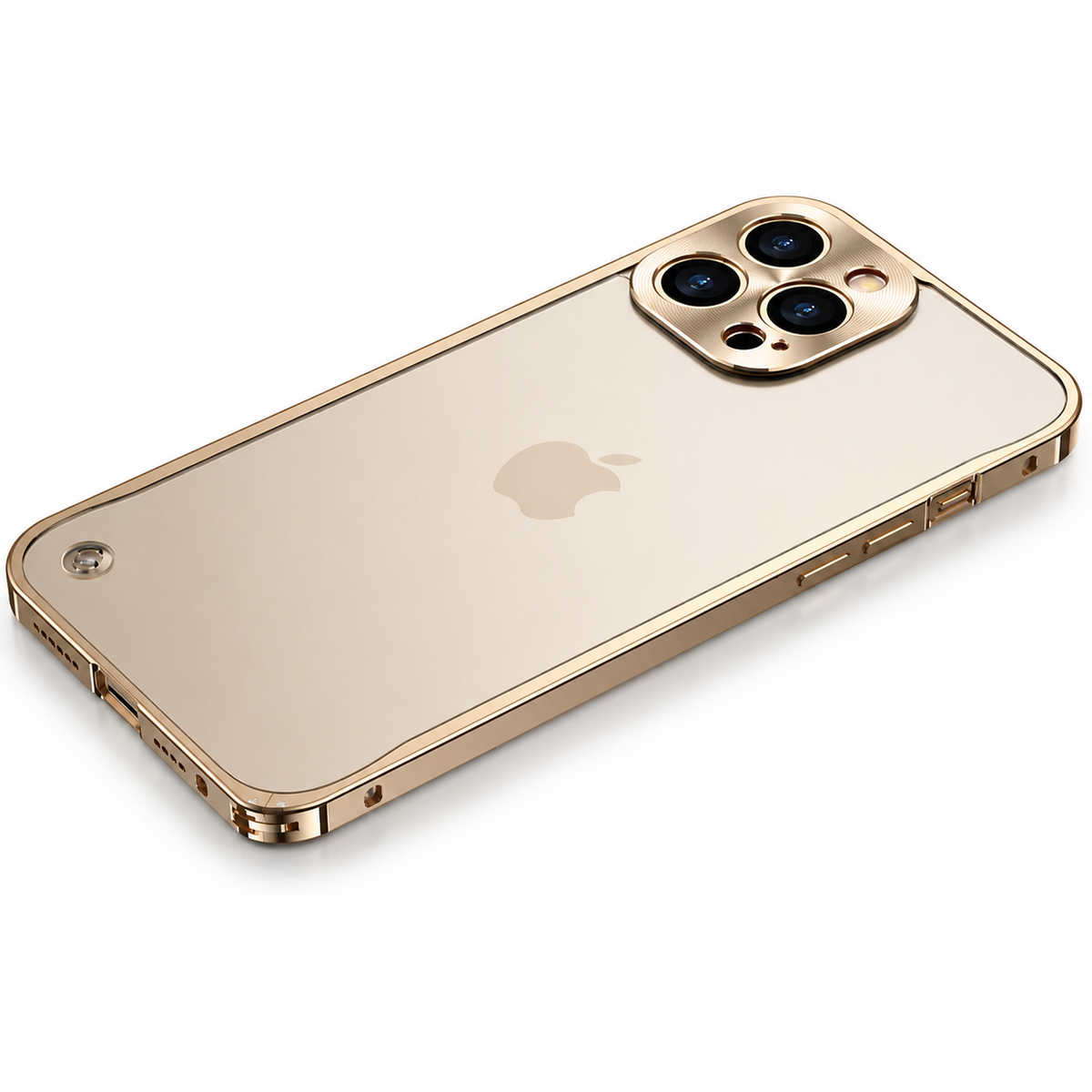 Premium iPhone Case MagSafe Compatible Aluminum Metal Frame Cover Shockproof Full Protection Slim Design