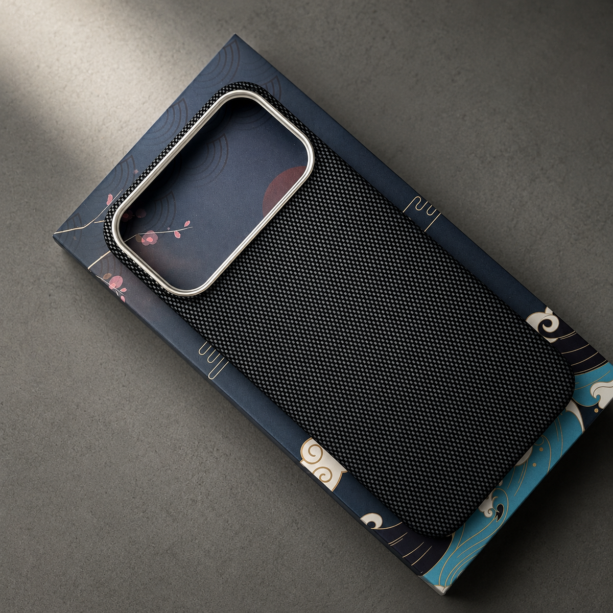 Premium iPhone Case MagSafe Compatible Aramid Carbon Fiber Cover Ultra Thin Lightweight Shockproof Protection