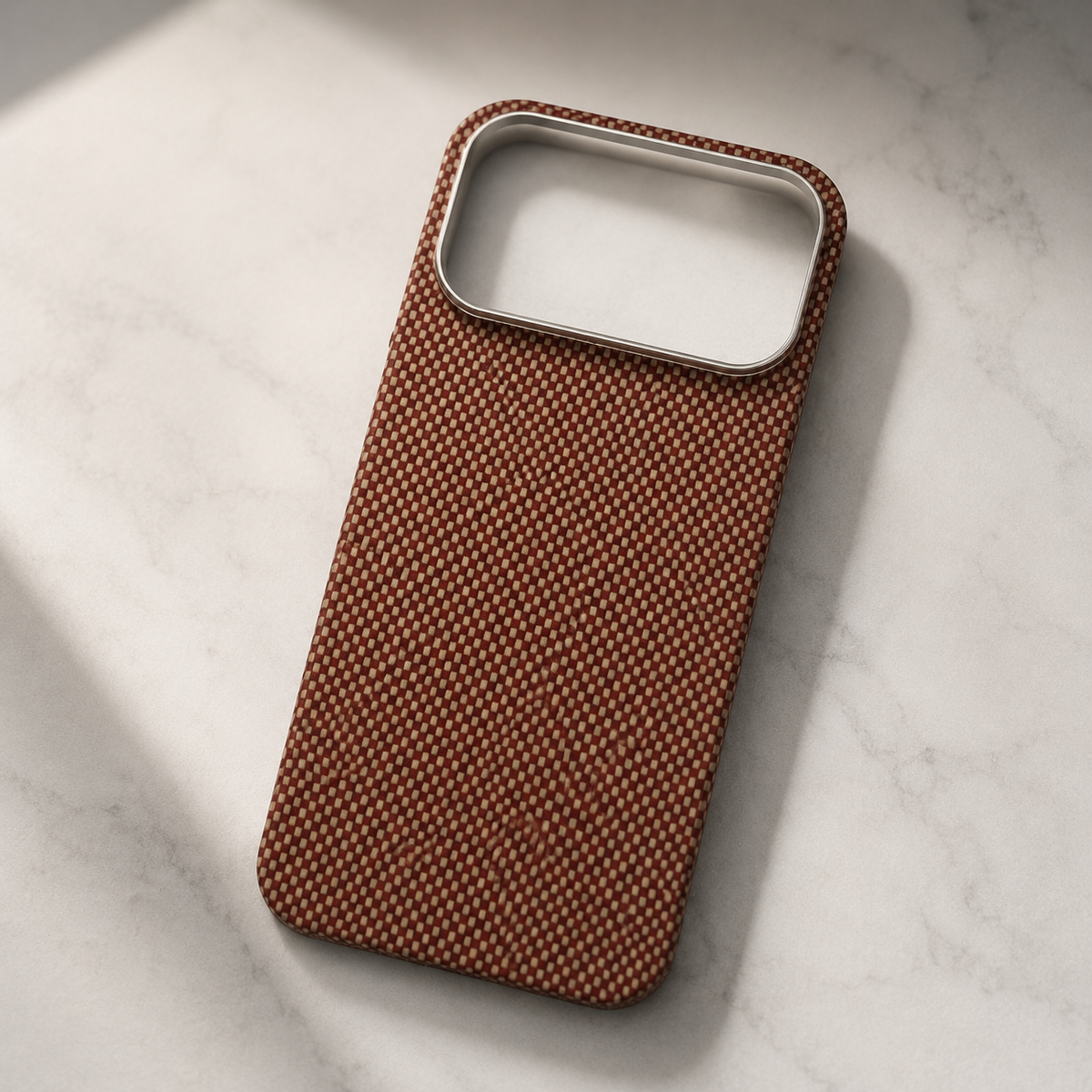 Premium iPhone Case MagSafe Compatible Aramid Carbon Fiber Cover Ultra Thin Lightweight Shockproof Protection