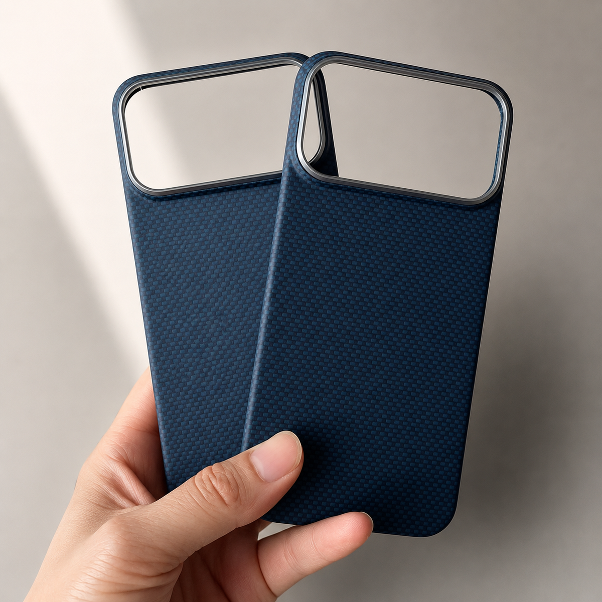 Premium iPhone Case MagSafe Compatible Aramid Carbon Fiber Cover Ultra Thin Shockproof Protection