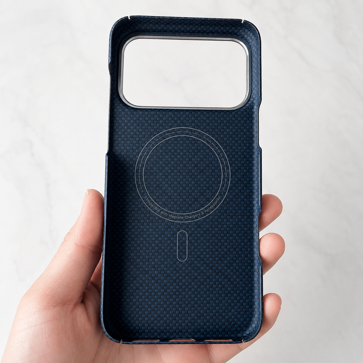 Premium iPhone Case MagSafe Compatible Aramid Carbon Fiber Cover Ultra Thin Shockproof Protection