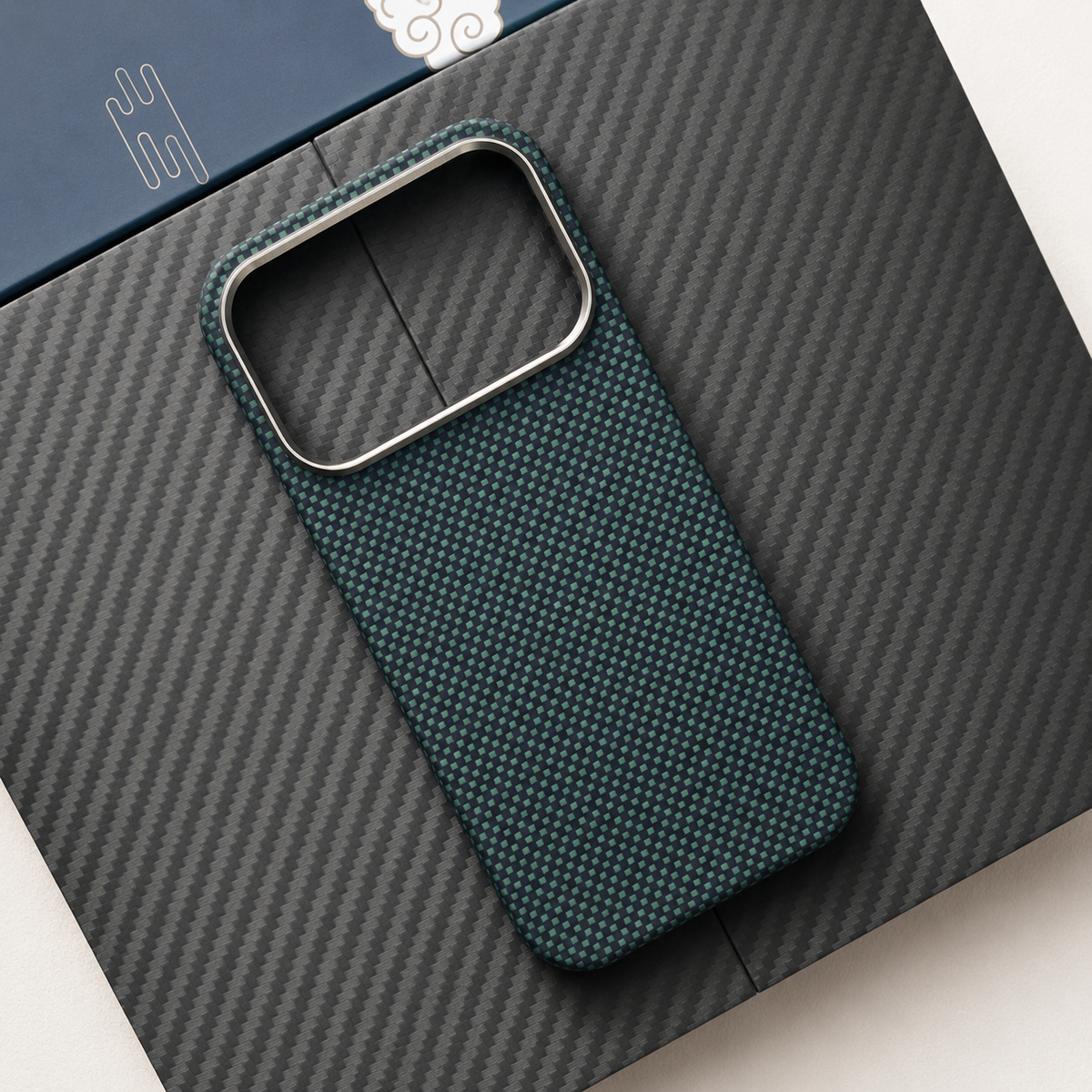 Premium iPhone Case MagSafe Compatible Aramid Carbon Fiber Cover Ultra Thin Shockproof Protection