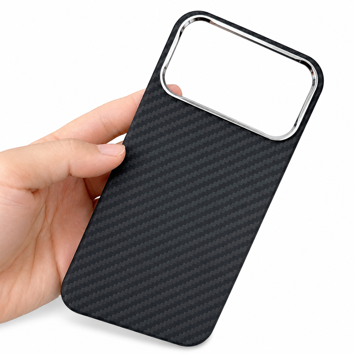 Premium iPhone Case MagSafe Compatible Aramid Carbon Fiber Cover Ultra Thin Shockproof Protection