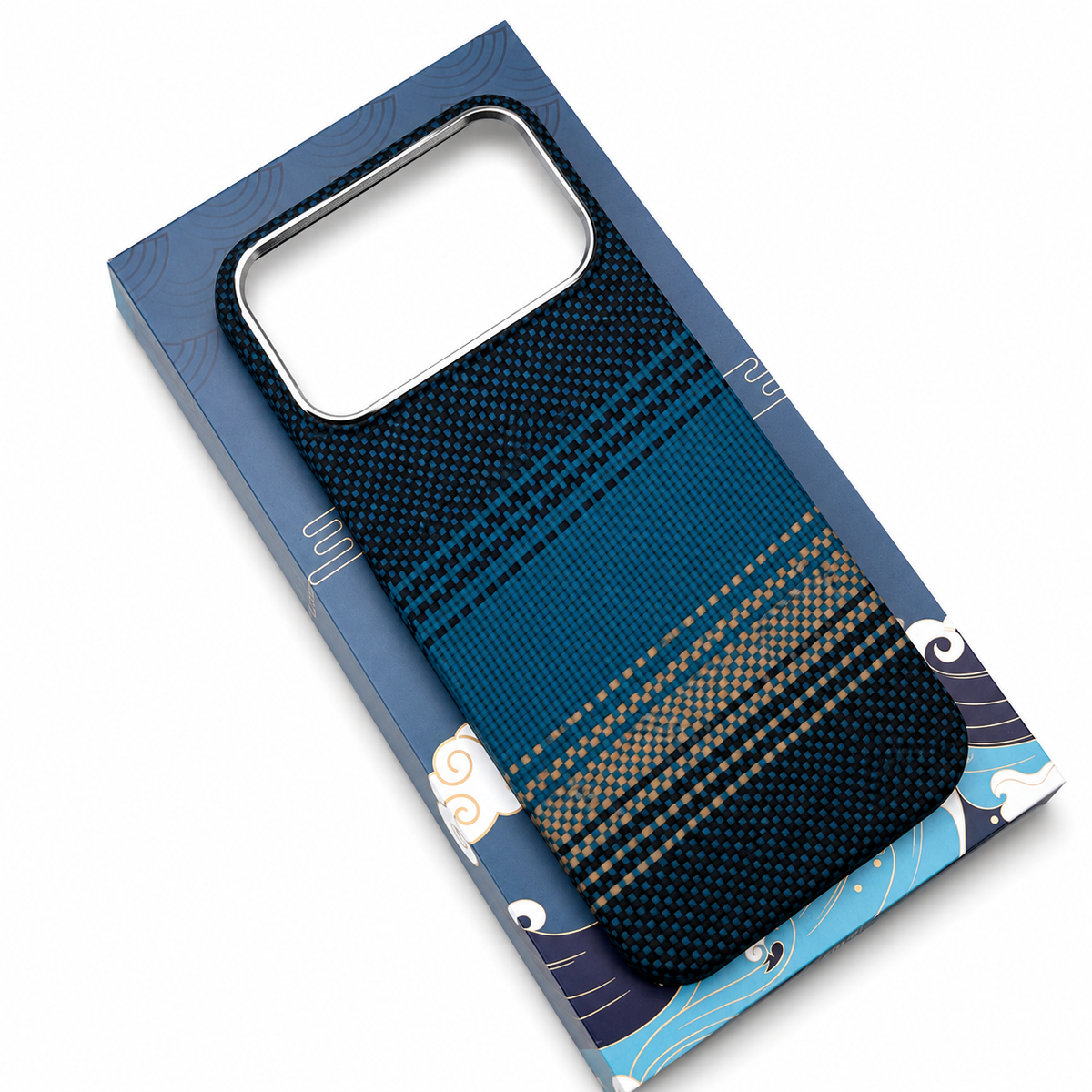 Premium iPhone Case MagSafe Compatible Aramid Carbon Fiber Cover Ultra Thin Shockproof Protection