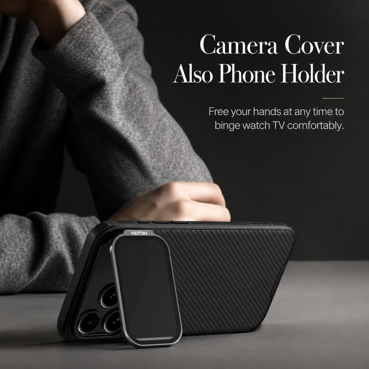 Premium iPhone Case MagSafe Compatible CamShield Lens Stand Cover Shockproof Rugged Protection
