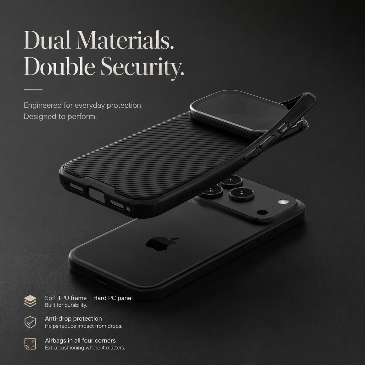 Premium iPhone Case MagSafe Compatible CamShield Lens Stand Cover Shockproof Rugged Protection