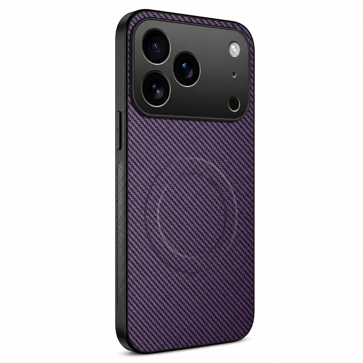 Premium iPhone Case MagSafe Compatible Carbon Fiber Cover Ultra Thin Shockproof Protection
