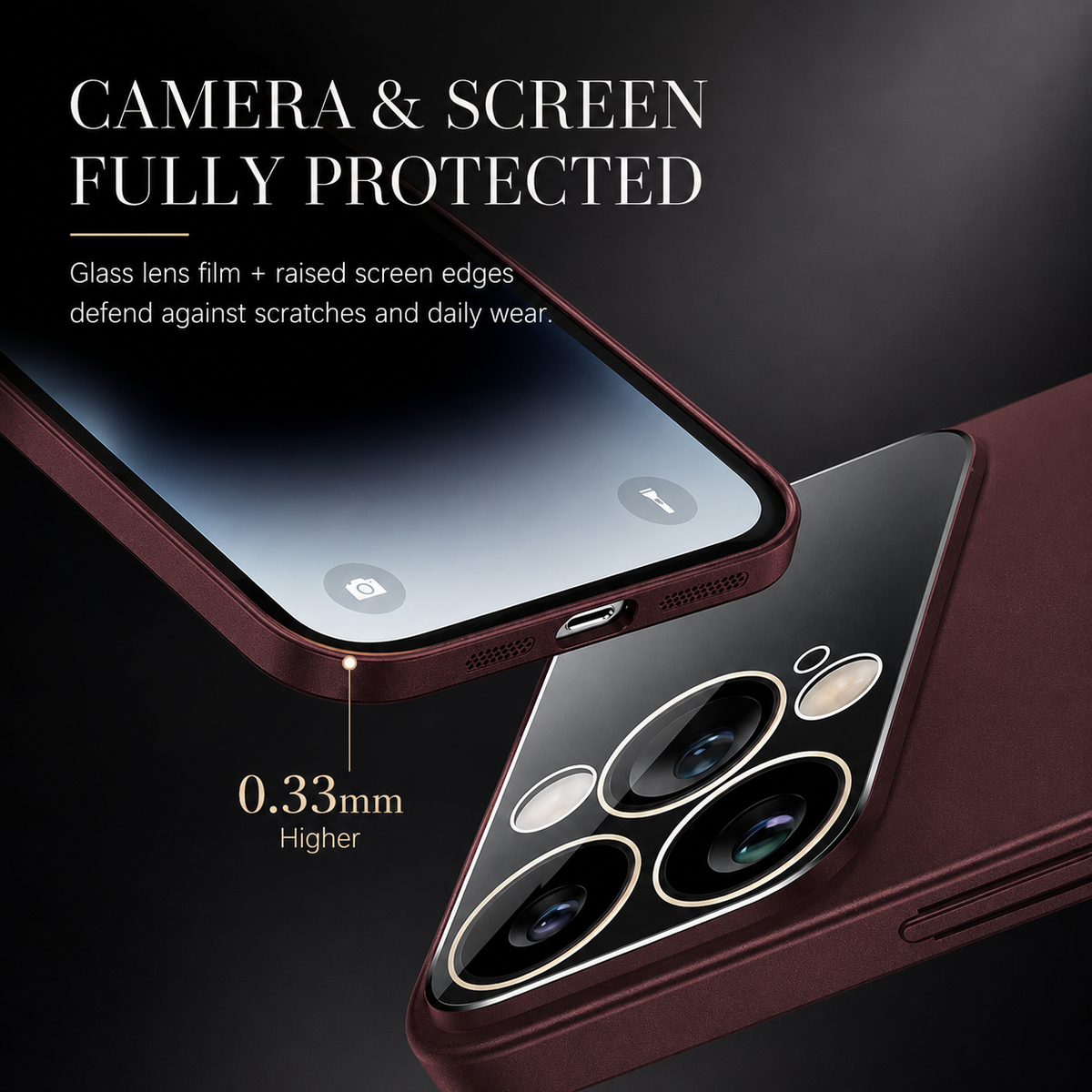 Premium iPhone Case MagSafe Compatible Double-Sided Tempered Glass Cover Magnetic Frame Protection
