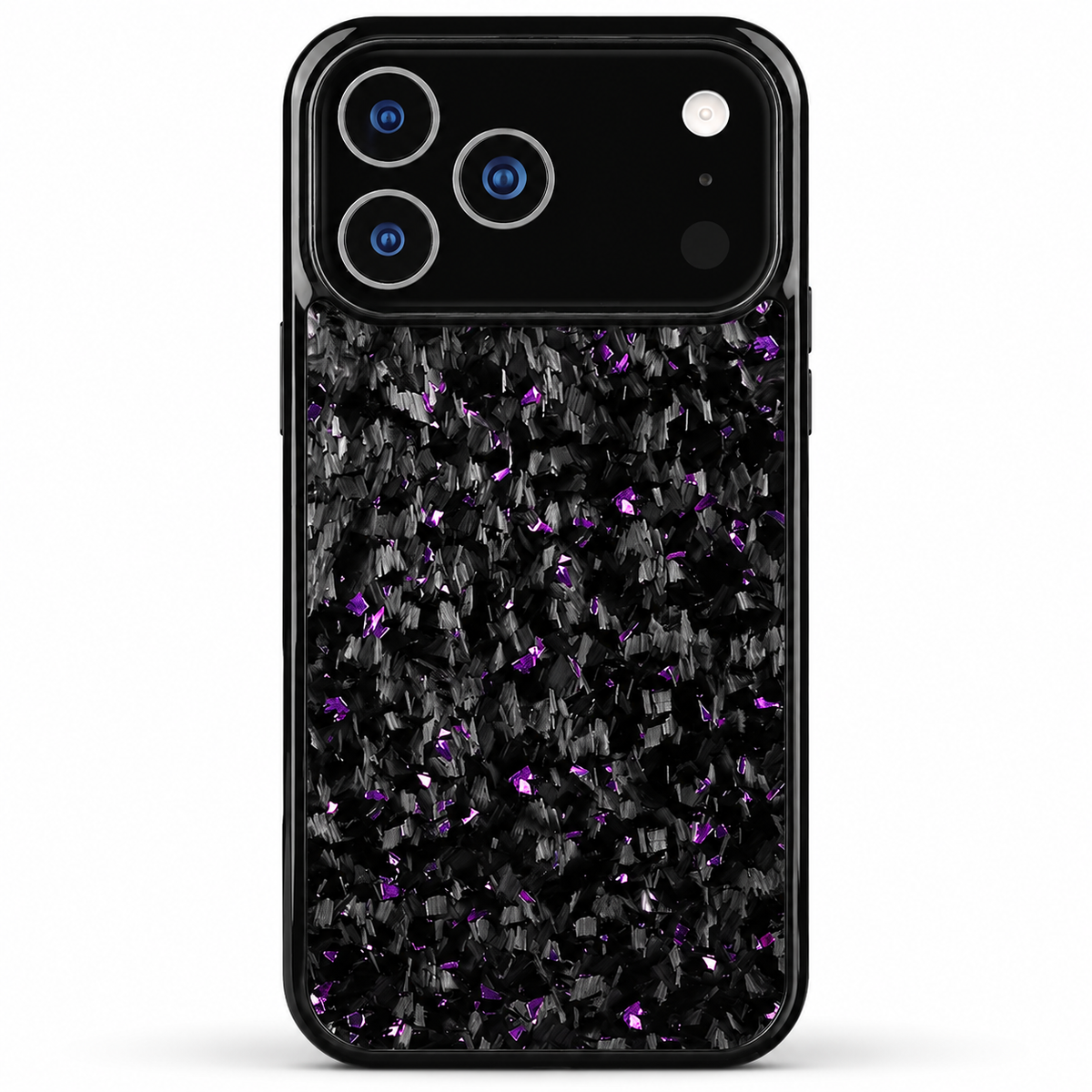 Premium iPhone Case MagSafe Compatible Forged Carbon Fiber Cover Shockproof TPU Protection