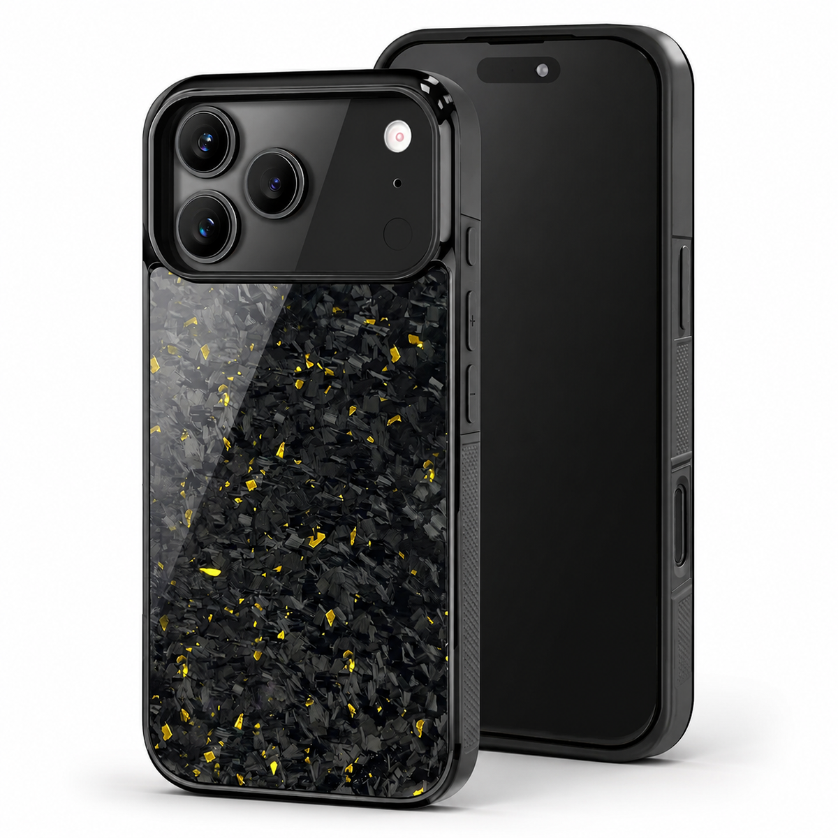 Premium iPhone Case MagSafe Compatible Forged Carbon Fiber Cover Shockproof TPU Protection