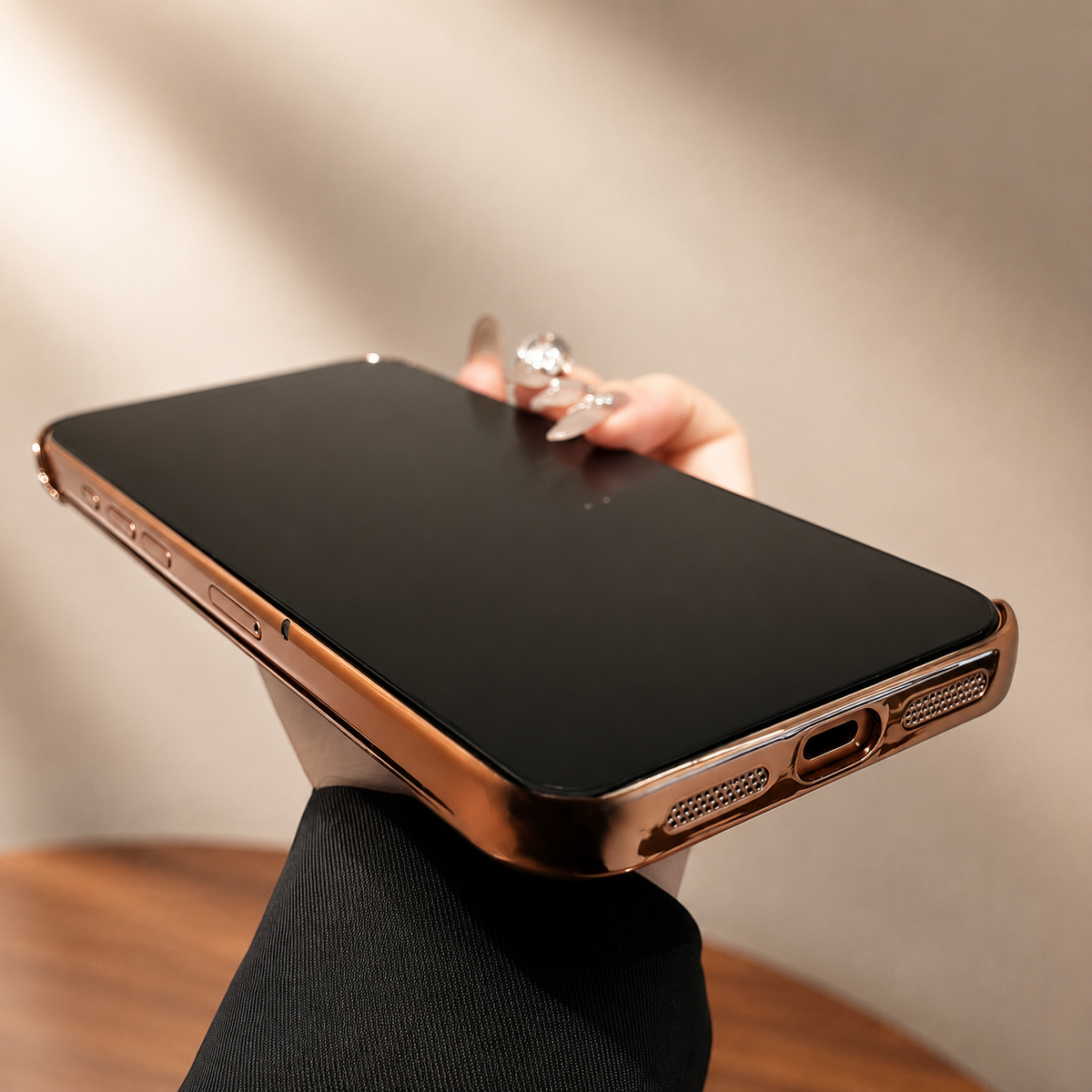 Premium iPhone Case MagSafe Compatible Frameless Transparent Cover Camera Protection