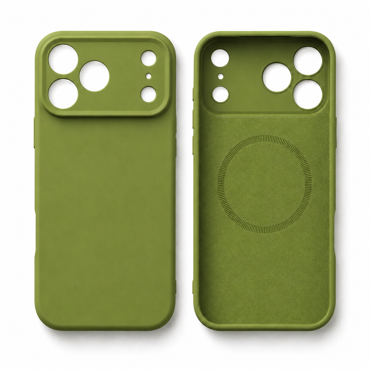 Premium iPhone Case MagSafe Compatible Liquid Silicone Cover Shockproof Wireless Charging Protection