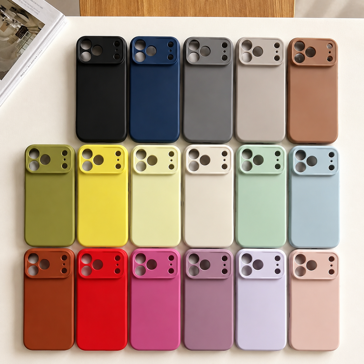 Premium iPhone Case MagSafe Compatible Liquid Silicone Cover Shockproof Wireless Charging Protection