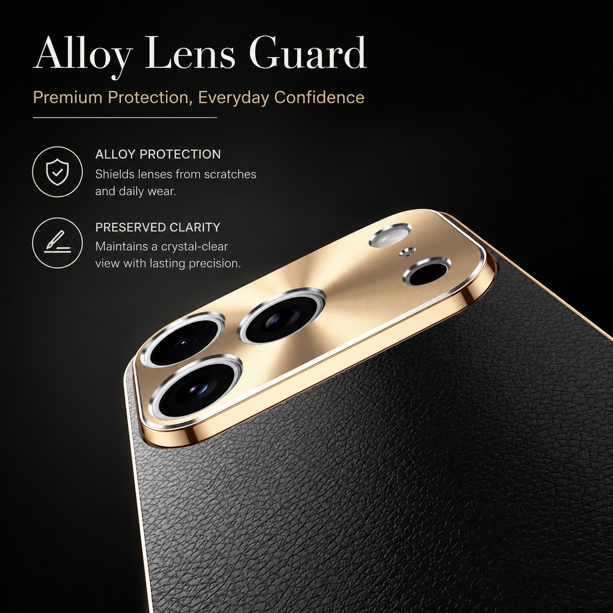 Premium iPhone Case MagSafe Compatible Lychee Texture Leather Cover Electroplated Frame Shockproof Camera Lens Protection Slim Design