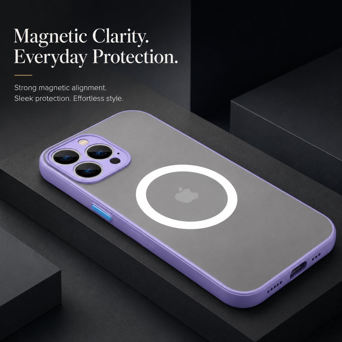 Premium iPhone Case MagSafe Compatible Matte Cover Shockproof Slim Magnetic Protection