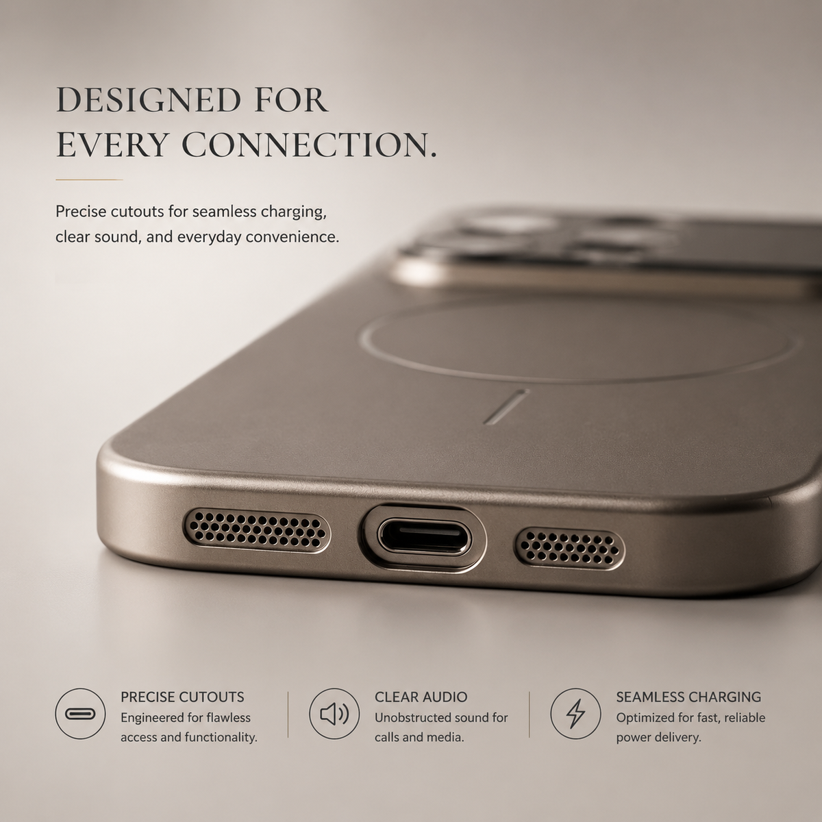 Premium iPhone Case MagSafe Compatible Matte Magnetic Cover Shockproof Lens Protection
