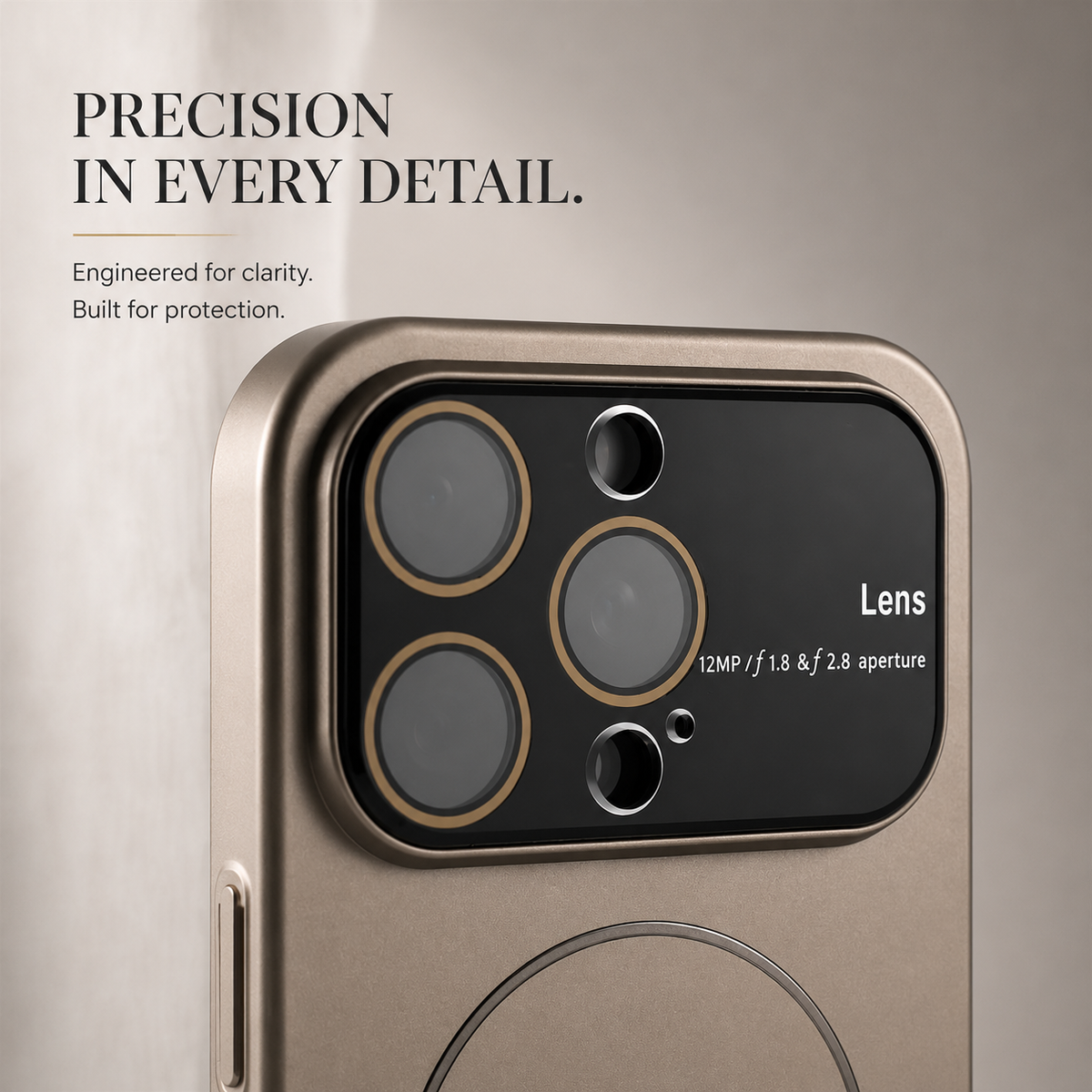 Premium iPhone Case MagSafe Compatible Matte Magnetic Cover Shockproof Lens Protection