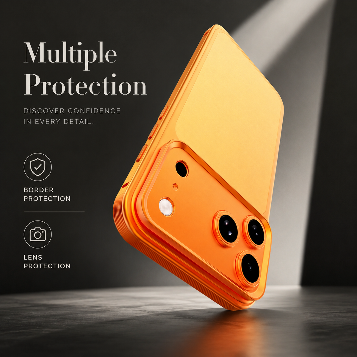 Premium iPhone Case MagSafe Compatible Metal Frame Cover Heat Dissipation Shockproof Camera Lens Protection Slim Structure