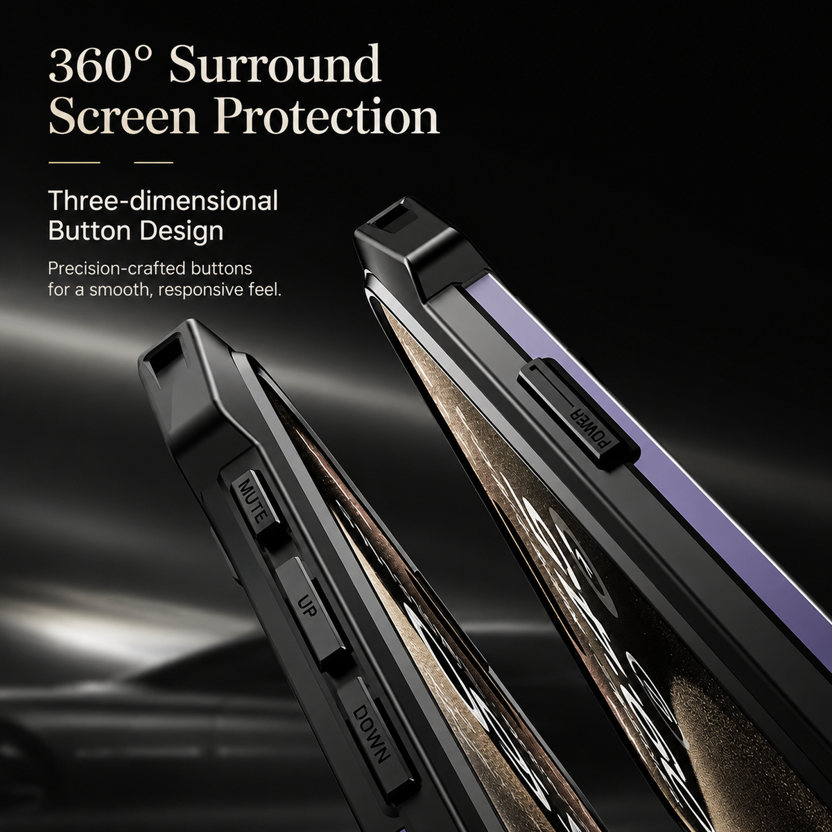 Premium iPhone Case MagSafe Compatible Military Armor Metal Frame Cover 360° Full Protection