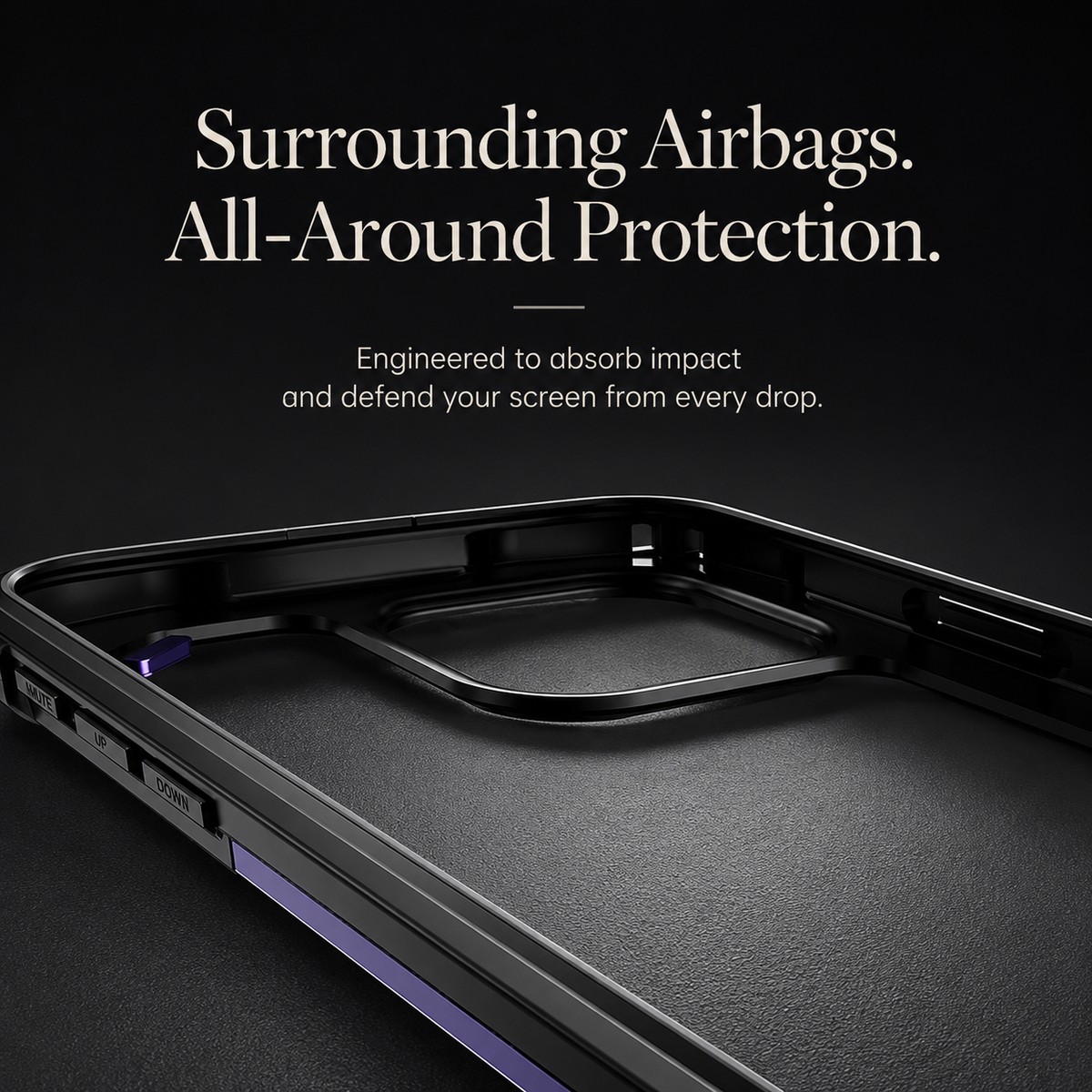 Premium iPhone Case MagSafe Compatible Military Armor Metal Frame Cover 360° Full Protection