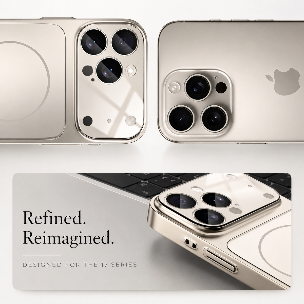 Premium iPhone Case MagSafe Compatible Nano Matte Glass Cover Magnetic Shockproof Armor Frame Camera Lens Protection