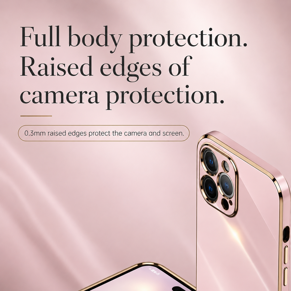 Premium iPhone Case MagSafe Compatible Solid Color Silicone Cover Plated Slim Protection