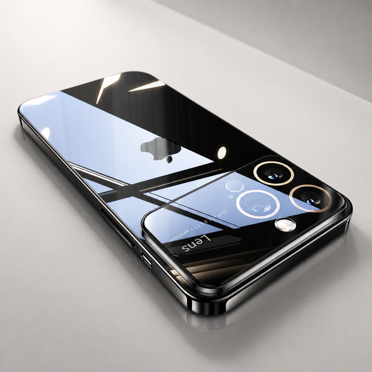 Premium iPhone Case MagSafe Compatible Transparent Acrylic Cover Tempered Camera Protection