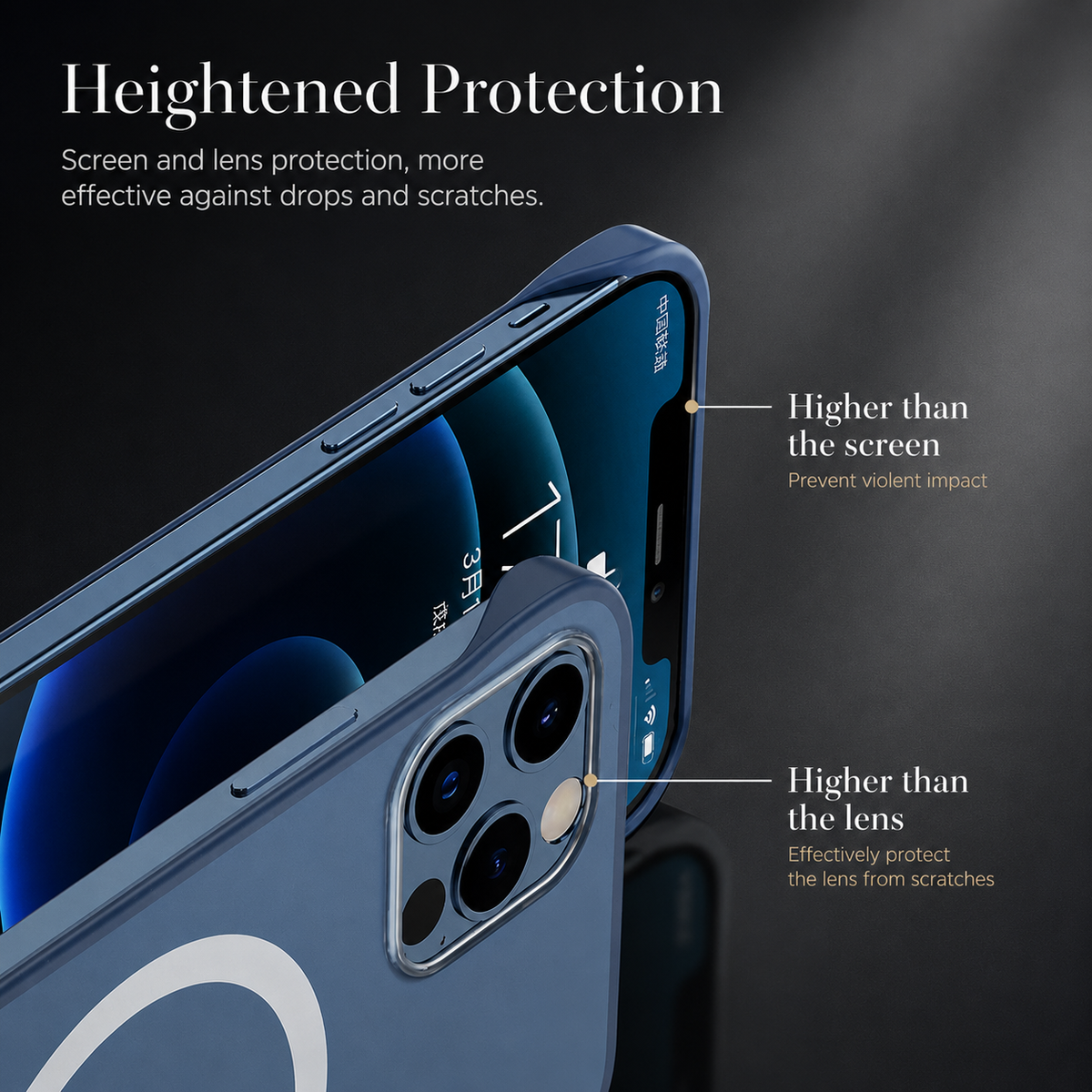 Premium iPhone Case MagSafe Compatible Transparent Ultra Thin Cover Frameless Protection