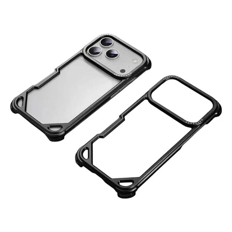 Premium iPhone Case MagSafe Compatible Ultra Thin Metal Bumper Cover Shockproof Protection