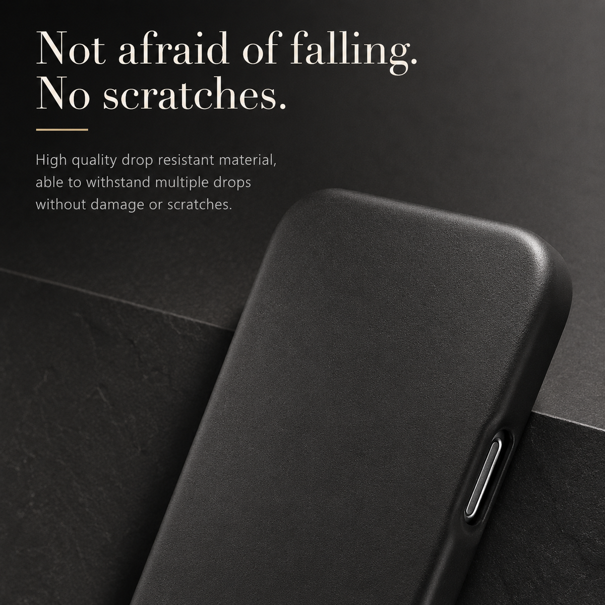 Premium iPhone Case MagSafe Leather Cover Strong Magnetic Support Shockproof Half Wrapped Slim Protective Design