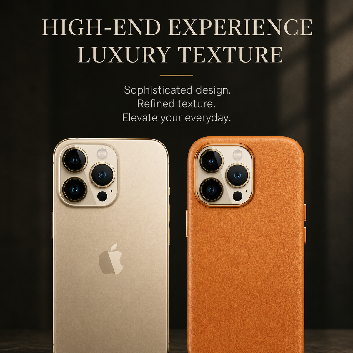 Premium iPhone Case MagSafe Leather Cover Strong Magnetic Support Shockproof Half Wrapped Slim Protective Design
