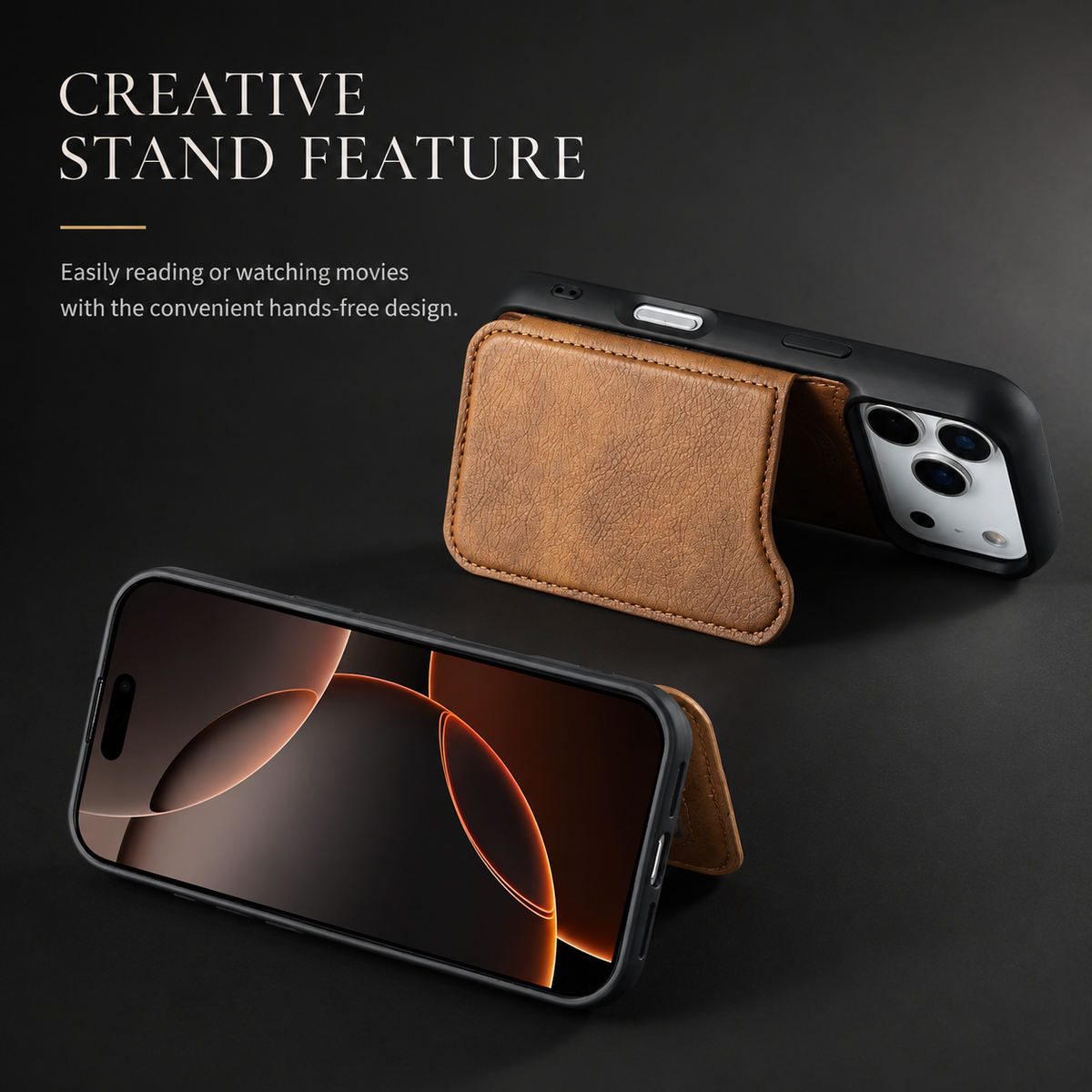 Premium iPhone Case MagSafe Magnetic Flip Leather Wallet Cover Card Holder Shockproof Anti Fingerprint Full Coverage