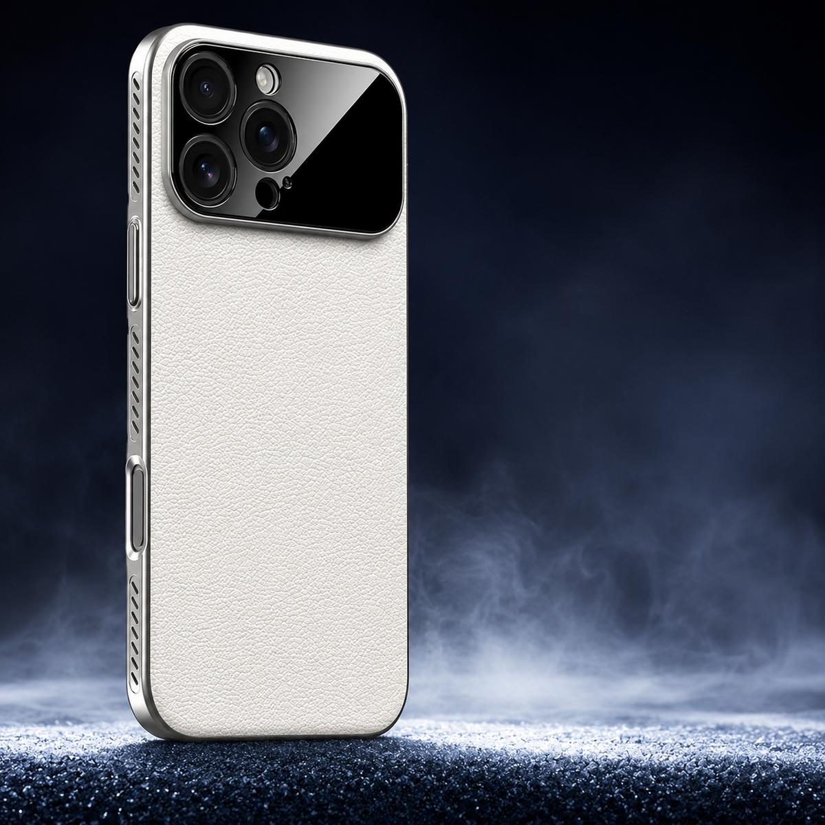 Premium iPhone Case MagSafe Magnetic Leather Border Cover Heat Dissipation Shockproof Anti Fingerprint Protective Case