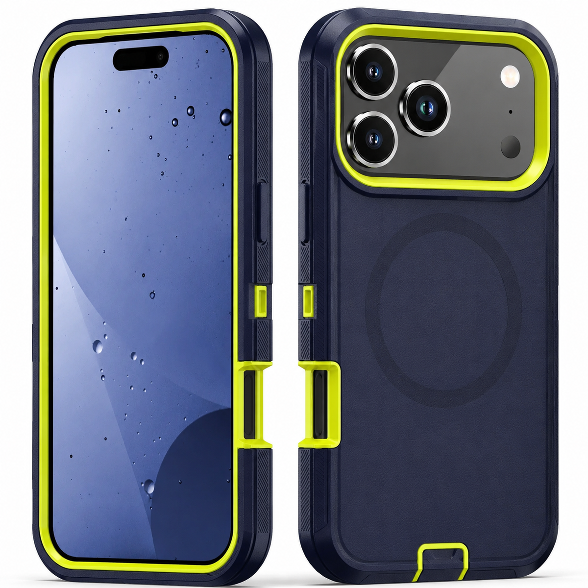 Premium iPhone Case MagSafe Rugged Armor Cover Shockproof PC TPU Defender Anti Slip Impact Resistant Durable Protective Full Coverage