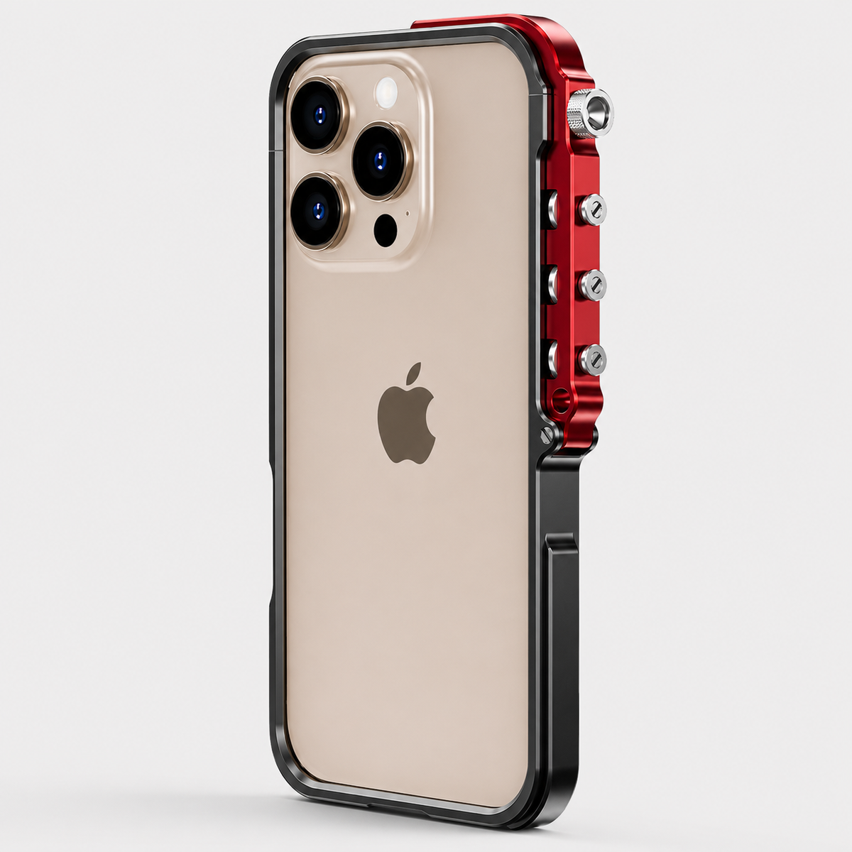 Premium iPhone Case Magnetic Aluminum Alloy Cyberpunk Bumper Shockproof Heat Dissipation Non Slip Lightweight Protective Frame