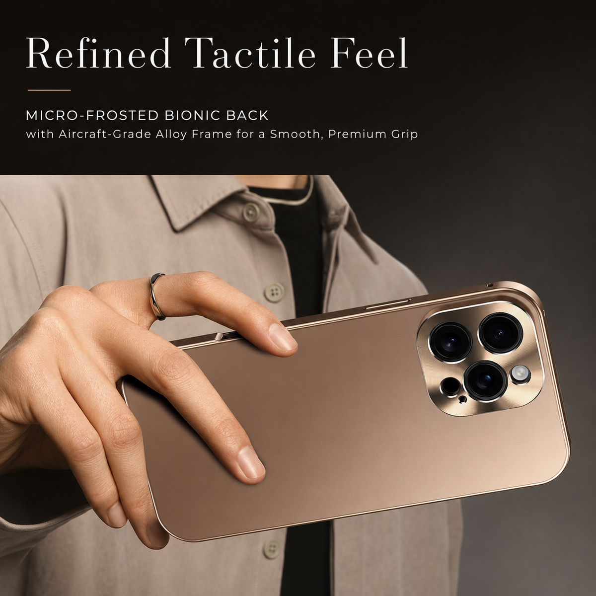 Premium iPhone Case Magnetic Aluminum Frame Shockproof Protective Cover Full Camera Lens Protection Slim Metal Design Wireless Charging Compatible