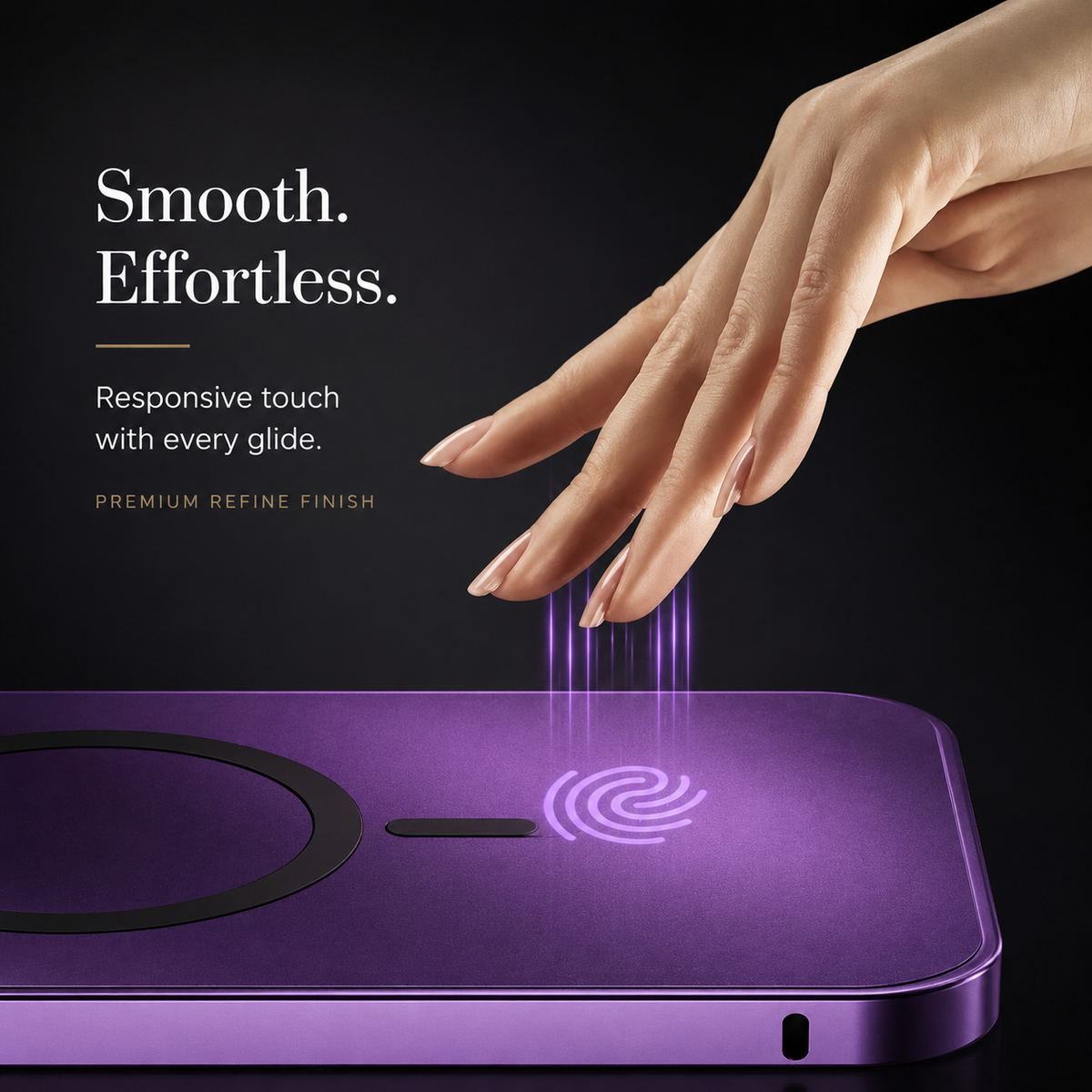 Premium iPhone Case Magnetic Aluminum Metal Frame Cover Hard PC Back MagSafe Shockproof Matte Anti Fingerprint Protection