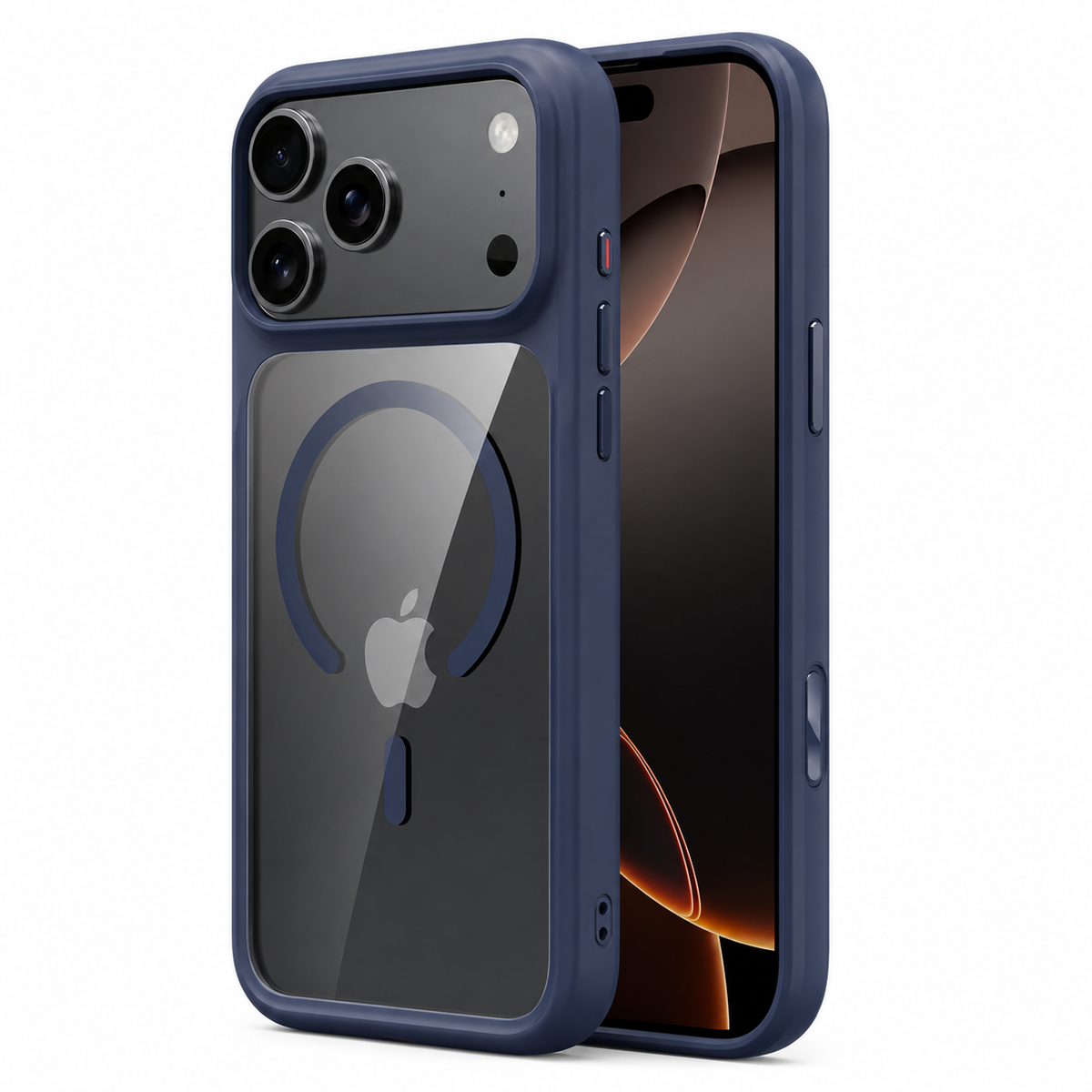 Premium iPhone Case Magnetic Clear Armor Cover MagSafe Compatible Shockproof Camera Protection Anti Scratch Full Coverage