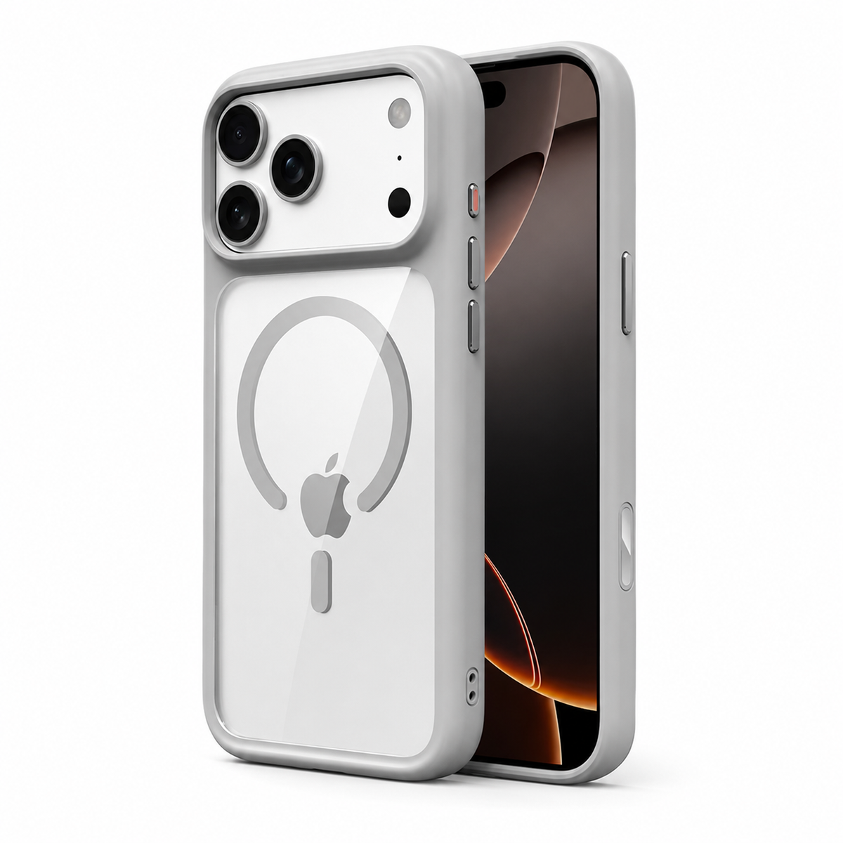 Premium iPhone Case Magnetic Clear Armor Cover MagSafe Compatible Shockproof Camera Protection Anti Scratch Full Coverage