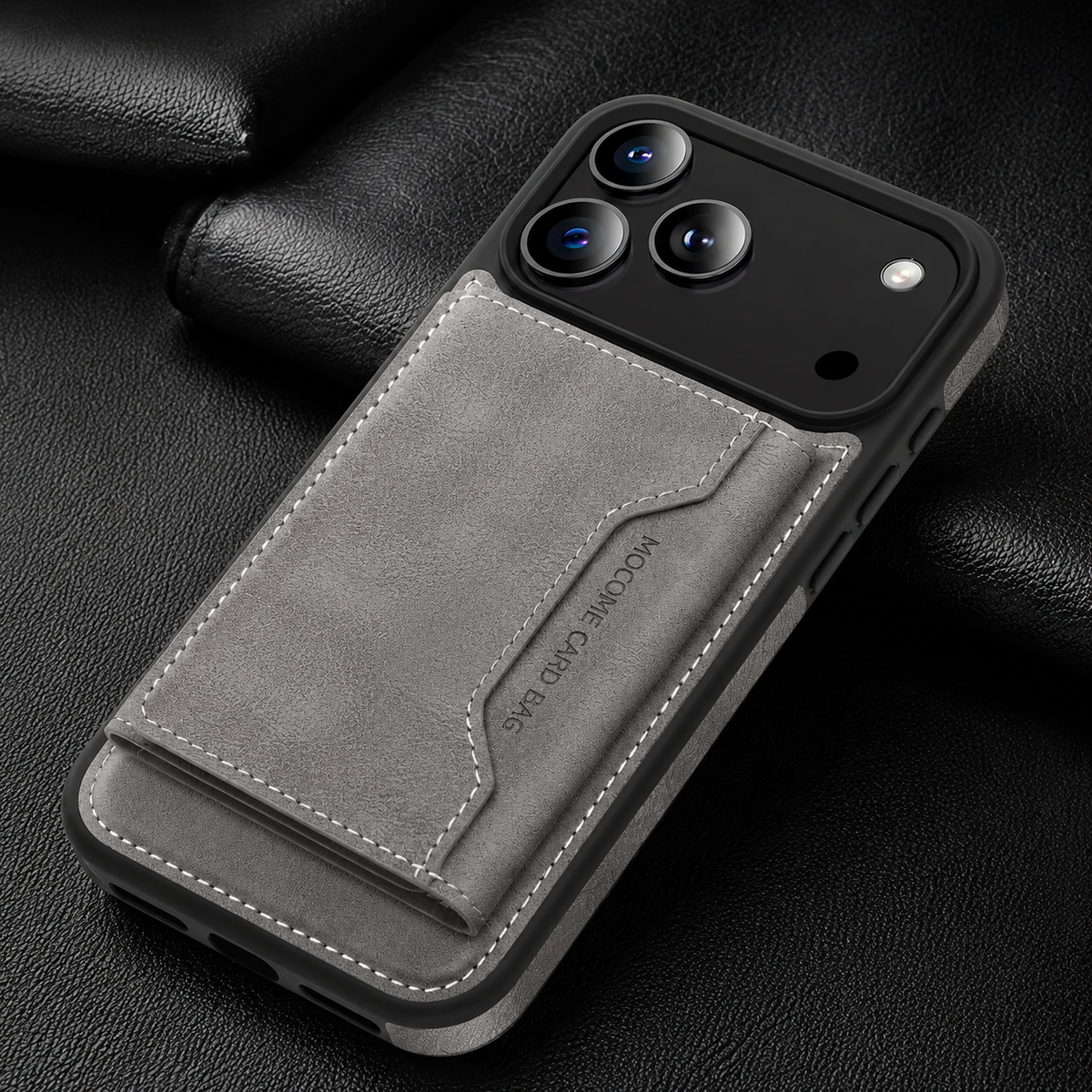 Premium iPhone Case Magnetic PU Leather Wallet Cover Card Holder MagSafe Shockproof Secure Storage Protection