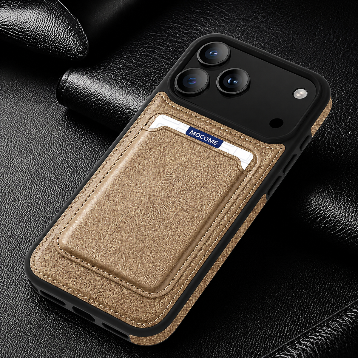 Premium iPhone Case Magnetic RFID Leather Wallet Cover Card Holder MagSafe Shockproof Secure Storage Protection