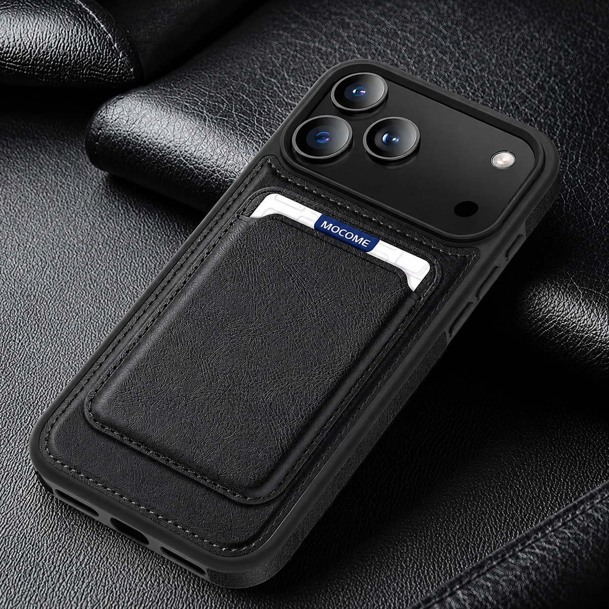 Premium iPhone Case Magnetic RFID Leather Wallet Cover Card Holder MagSafe Shockproof Secure Storage Protection