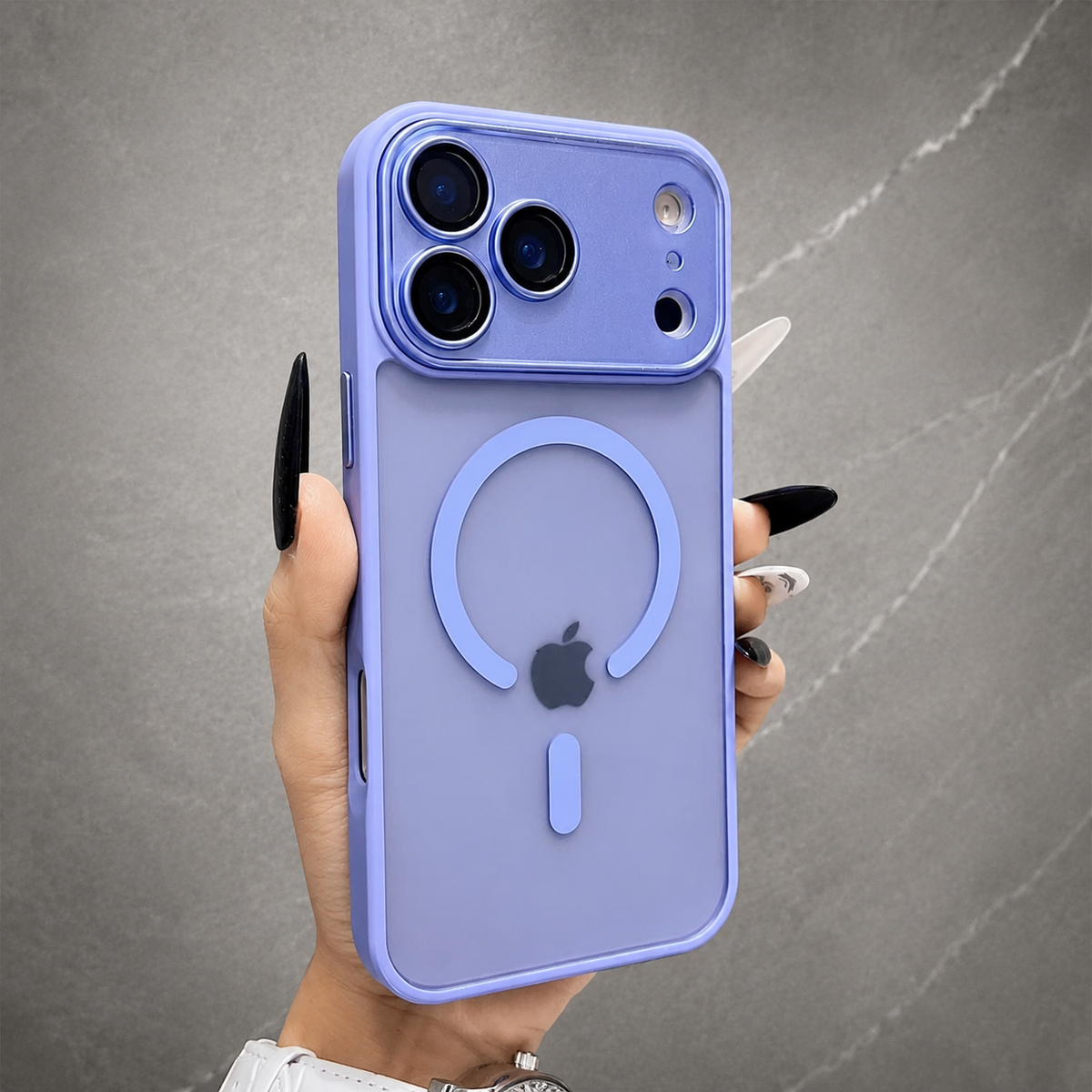Premium iPhone Case Matte Magnetic Translucent Cover with MagSafe Wireless Charging Support Shockproof Anti Fingerprint PC TPU Protective Design