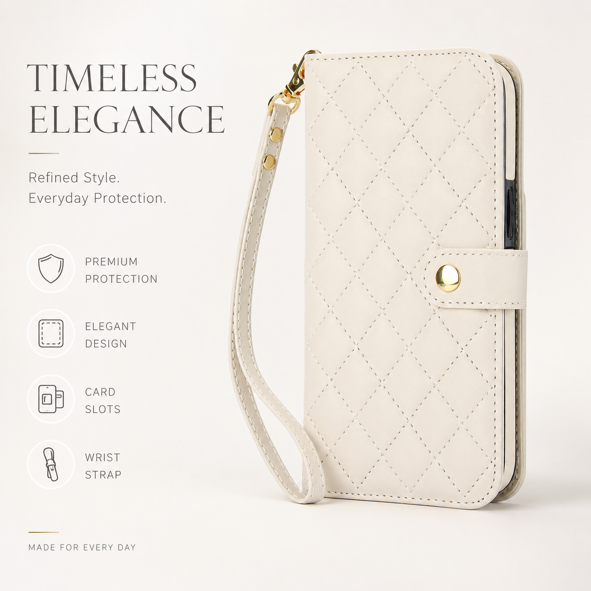 Premium iPhone Case RFID Blocking Wallet Crossbody Flip Cover PU Leather Card Holder Shockproof Full Protection