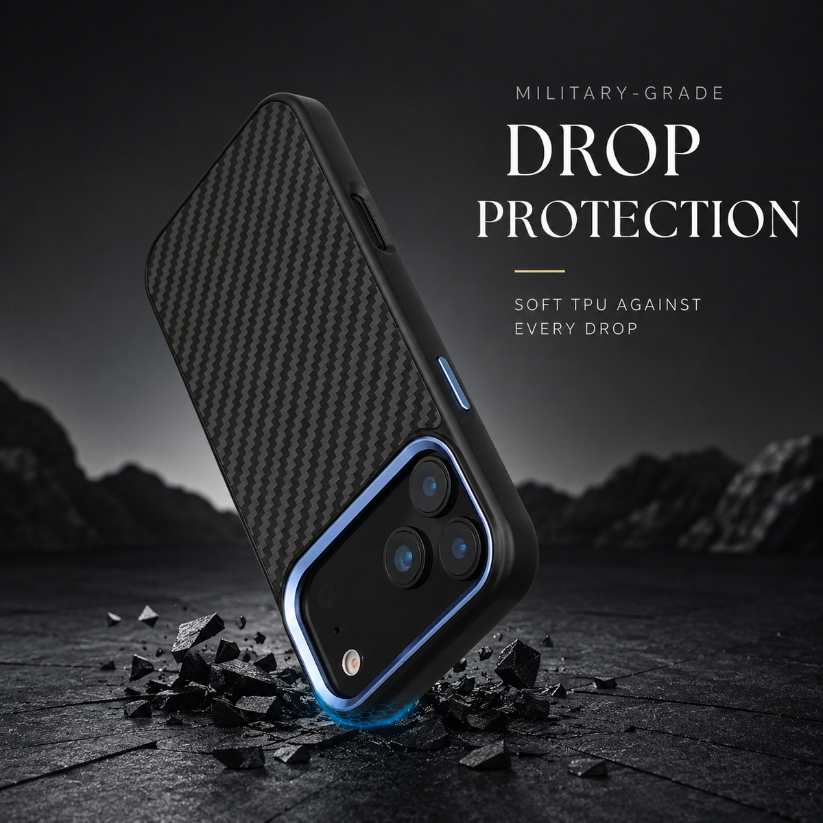 Premium iPhone Case Real Aramid Kevlar Fiber Full Coverage Magnetic Cover with Wireless Charging MagSafe Compatible Protective Design