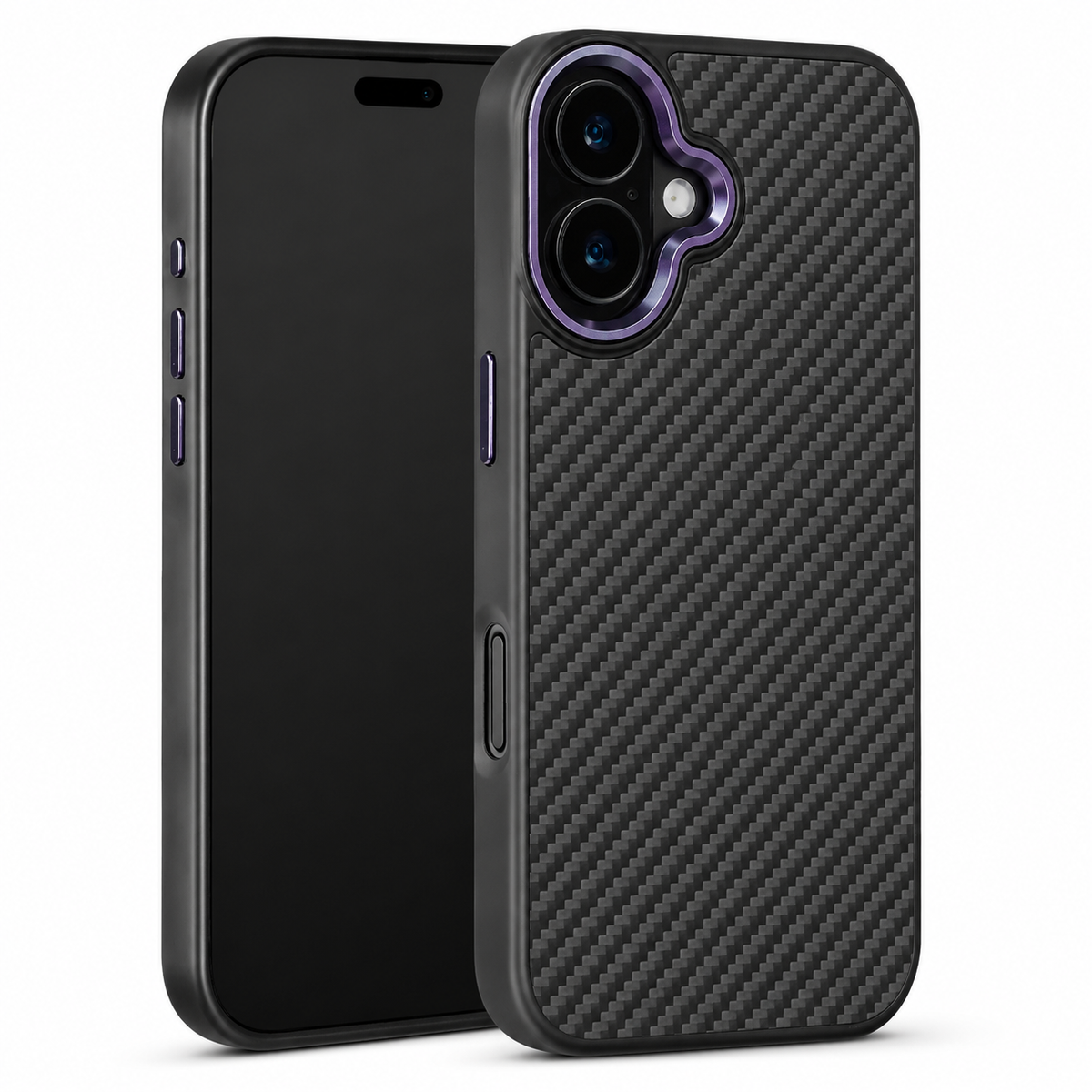 Premium iPhone Case Real Aramid Kevlar Fiber Full Coverage Magnetic Cover with Wireless Charging MagSafe Compatible Protective Design