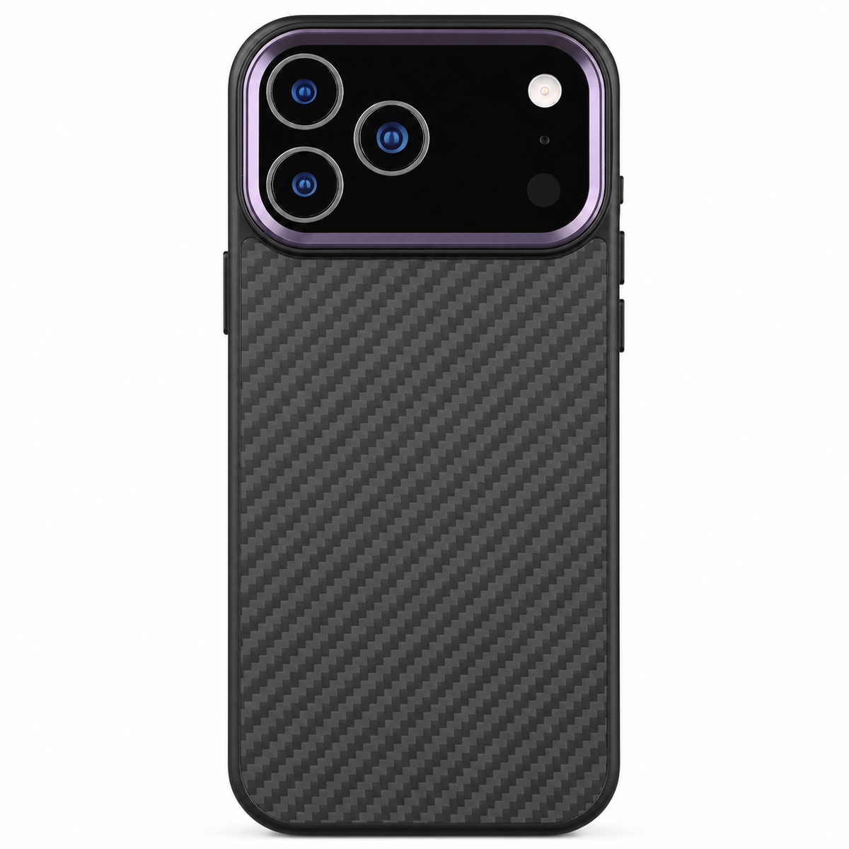 Premium iPhone Case Real Aramid Kevlar Fiber Full Coverage Magnetic Cover with Wireless Charging MagSafe Compatible Protective Design
