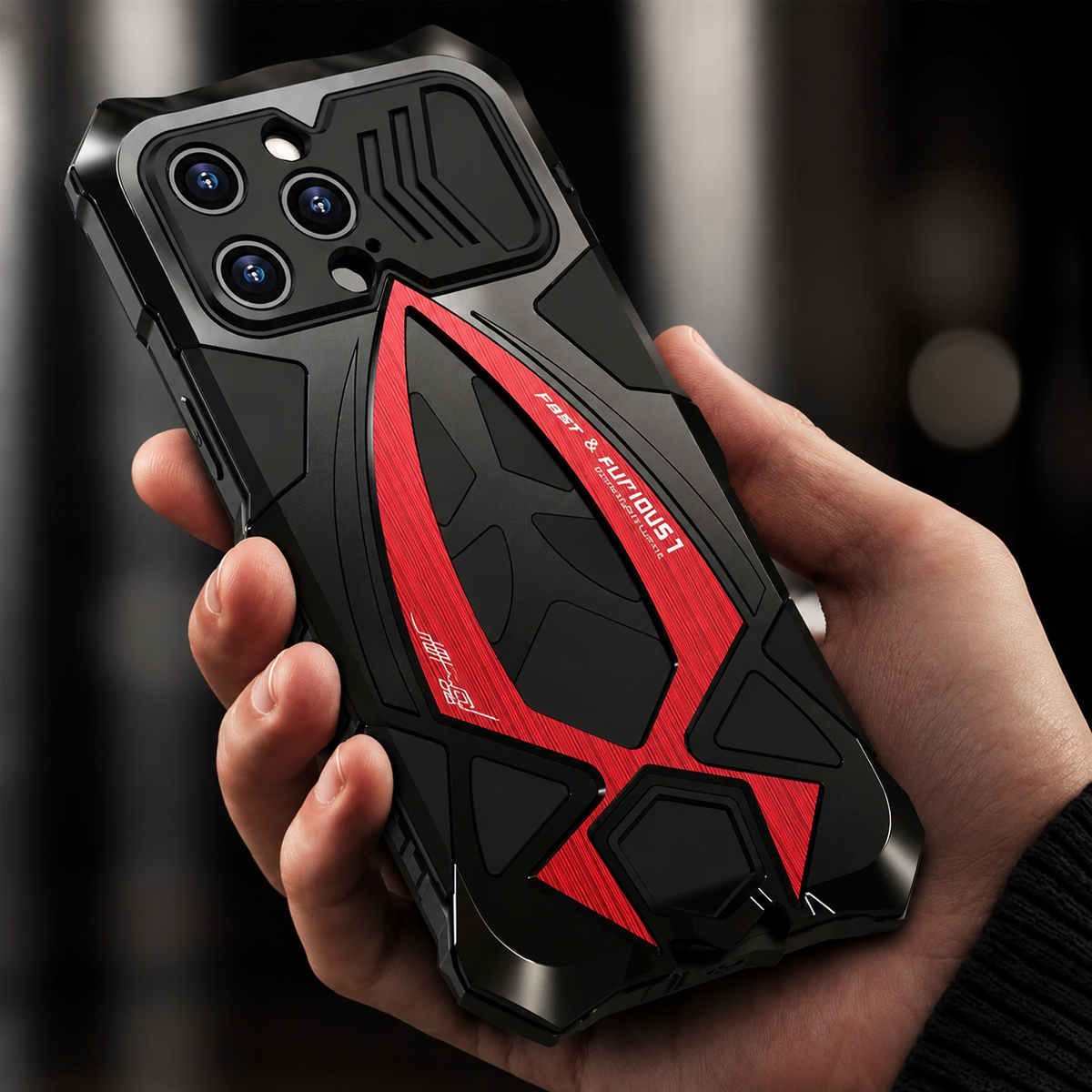 Premium iPhone Case Rugged Metal Frame Armor Cover Shockproof Impact Resistant Anti Scratch Dustproof Full Edge Protection