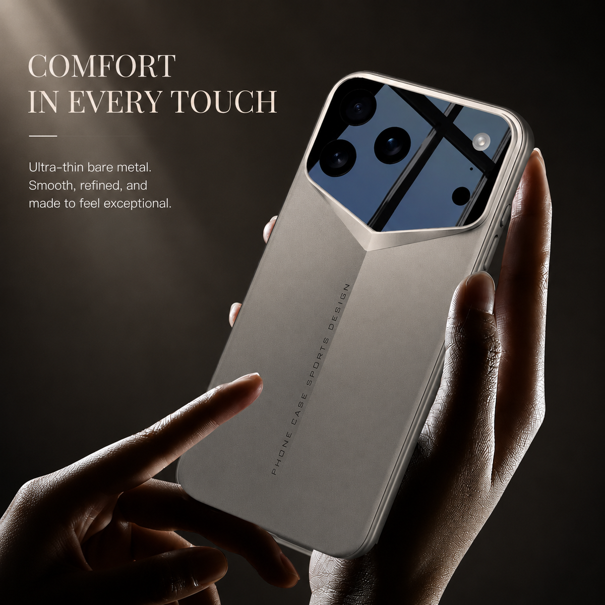 Premium iPhone Case Slim Hard Back Cover Ultra Thin Shockproof Camera Lens Protection Anti Scratch Full Coverage