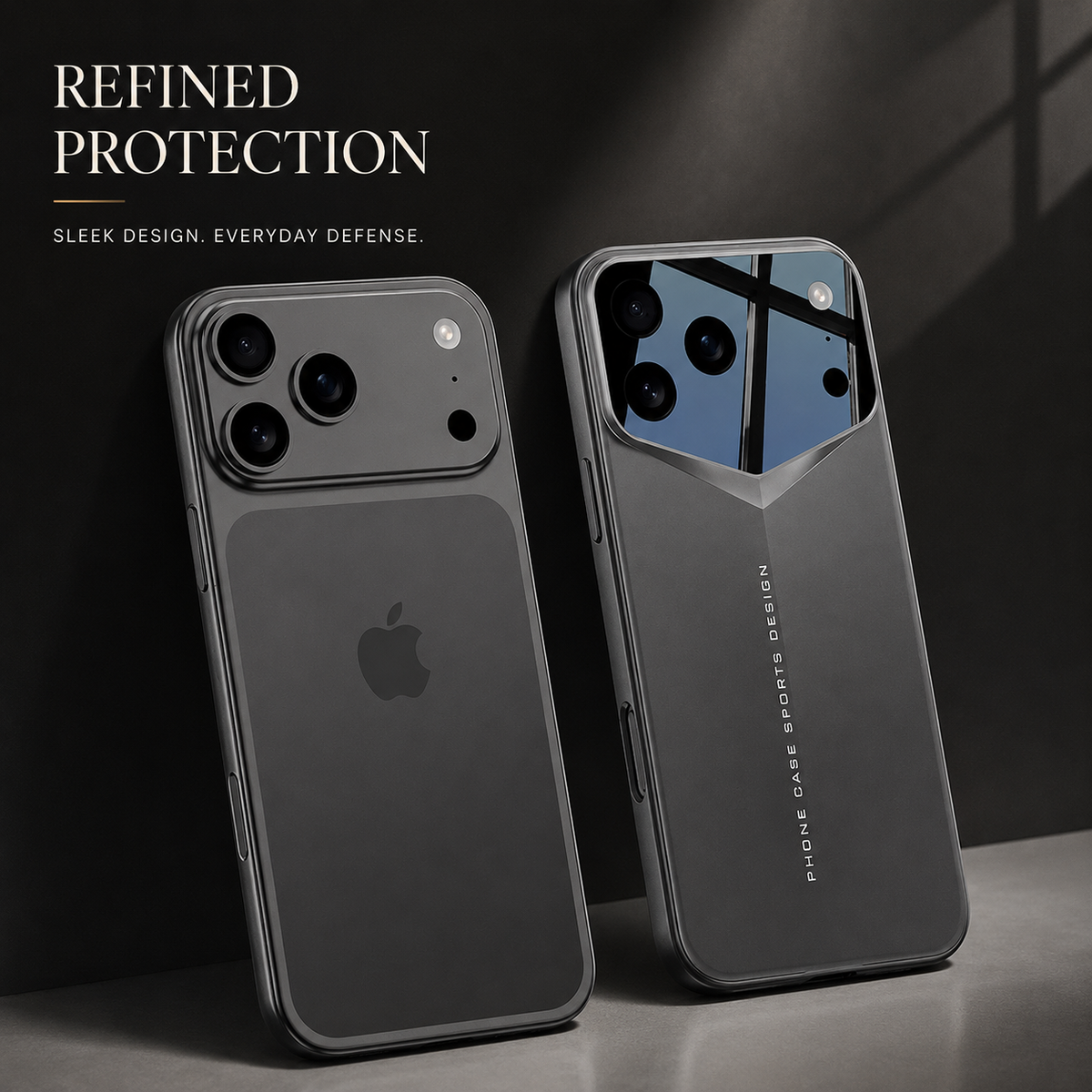 Premium iPhone Case Slim Hard Back Cover Ultra Thin Shockproof Camera Lens Protection Anti Scratch Full Coverage